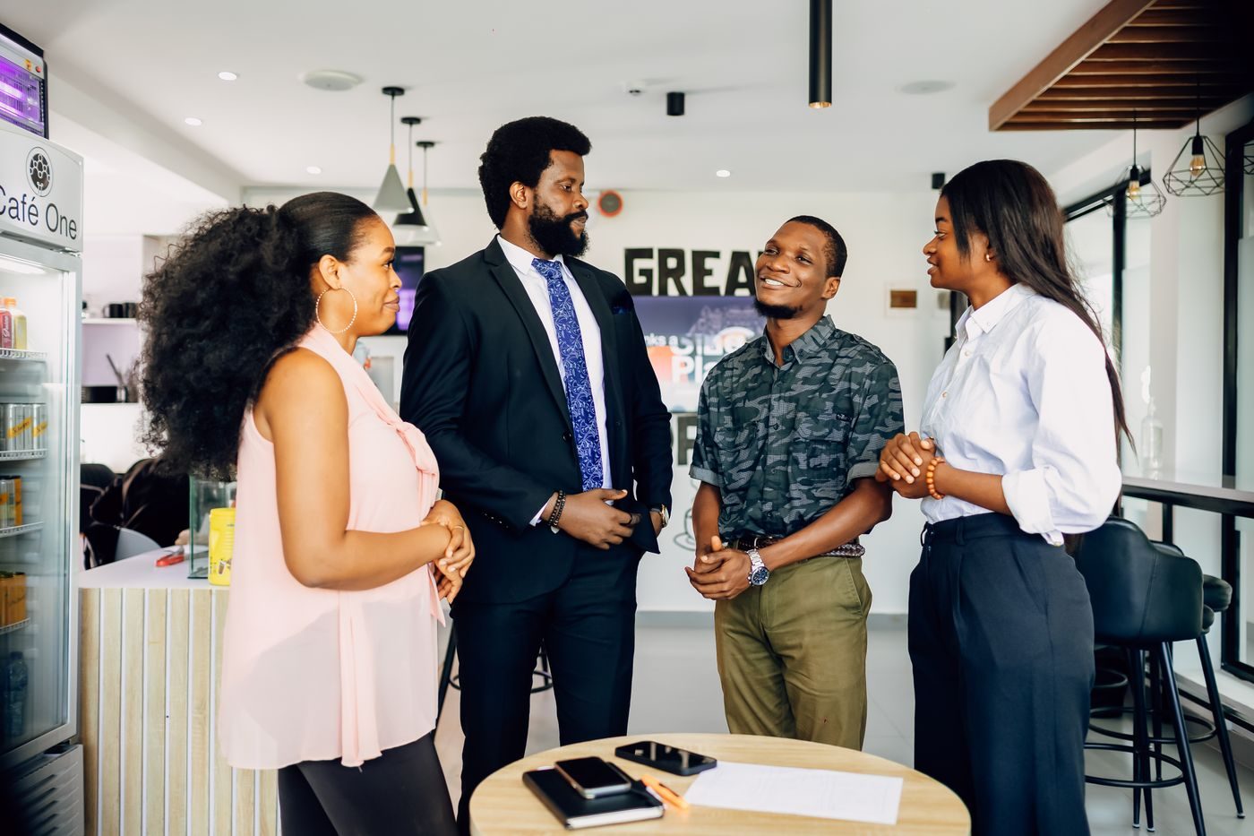 The Dataforge Technologies team in Harare