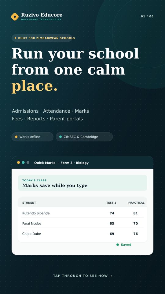 Run your school from one calm place